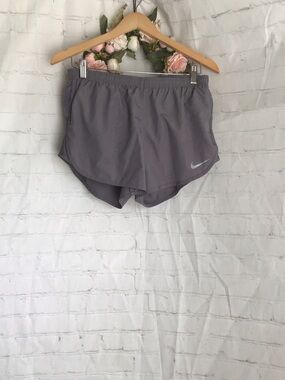 Nike Women’s Lavender-Gray Athletic Running Shorts
